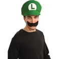 thumbnail image 5 of Luigi Child Hat Mustache, 5 of 6