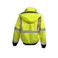 thumbnail image 2 of Radians SJ11QB-3ZGS Weather Proof Jacket with Quilted Built  Hi Viz Green / Black, 2 of 5