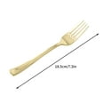 thumbnail image 3 of PRETXORVE Kitchen Utensils, Kitchen Gadgets, Disposable Fork Gold Birthday Party Tableware Set Plastic Rose Gold Party Western Food Gold-Plated Knife Fork Spoon, 3 of 3