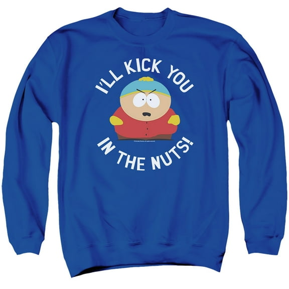 South Park Kick You In The Nuts Unisex Adult Crewneck Sweatshirt,Kick You In The Nuts, Medium