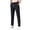 Black, variant on JIUKE Mens Pants Active Athletic Workout Jogger Sweatpants with Pockets and Drawstring Size M-5XL