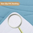 thumbnail image 3 of Alfombra de baño Buganda Memory Foam 90 x 60 cm, color azul, 3 of 8