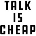 thumbnail image 3 of CafePress - Talk Is Cheap - 15 oz Ceramic Large White Novelty Mug, 3 of 6