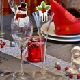 thumbnail image 3 of 10 unidades de tarjeta de copa de vino, decoración navideña, sombrero de Papá Noel, decoración de copa de vino, árbol de Navidad, muñeco de nieve, adornos para el hogar, suministros de fiesta de año n, 3 of 4