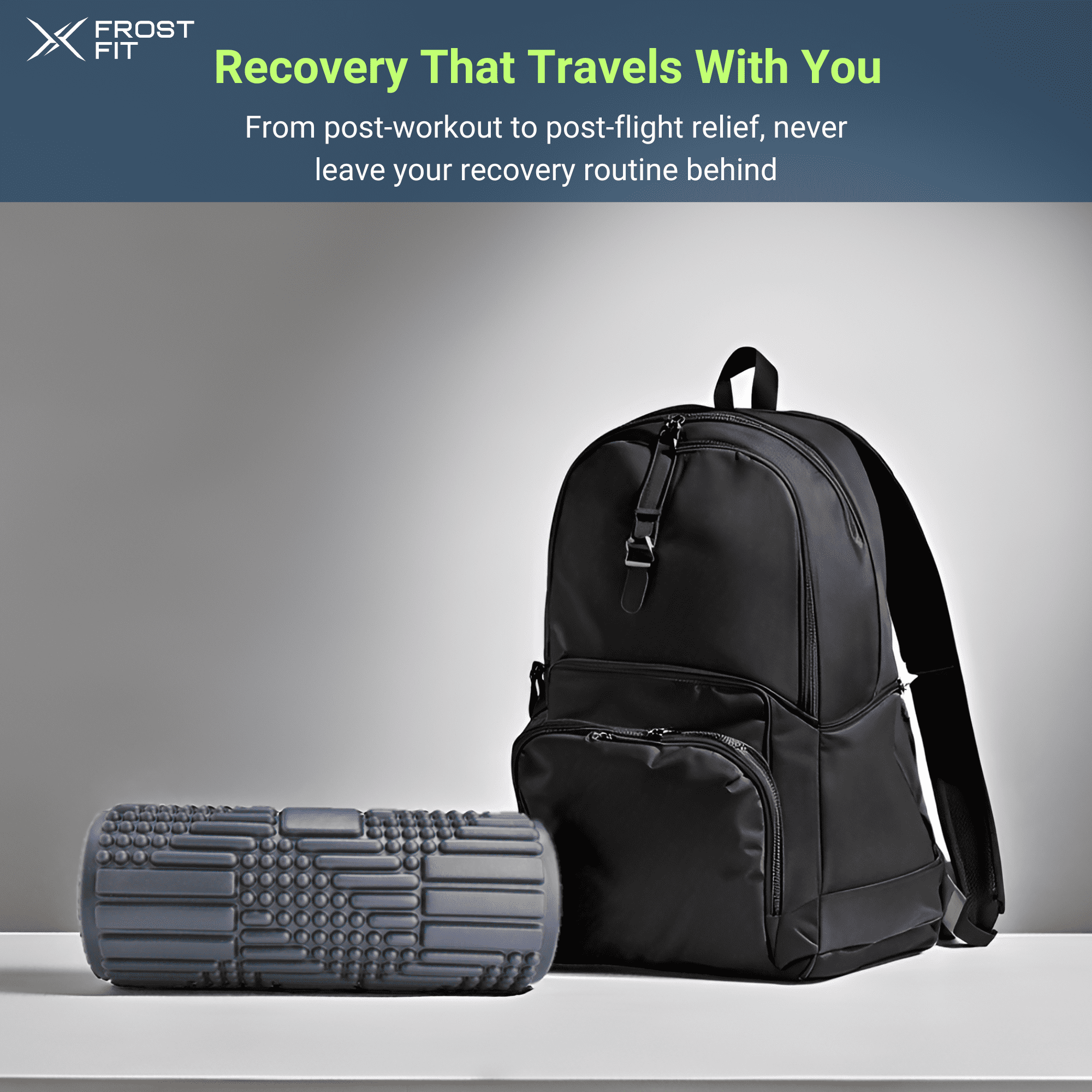 VibePro Flow Vibrating Foam Roller - Massage Roller for Muscles Deep Tissue, Recovery, & Pain Relief