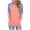 Pink-1, variant on Hoodies for Women Long Sleeve Cowl Neck Sweatshirt Loose Fit Color Block Tops with Pockets Drawstring Pullover