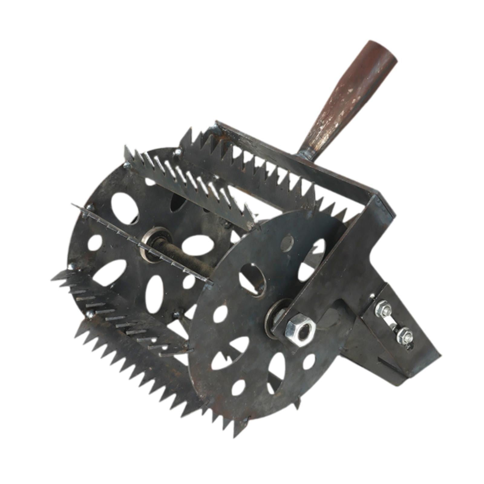 figatia s Roller Manual er Tool Labor Saving Rolling Lawn Aerator s Remover for Soil Loosening Yard Planting Lawn Work