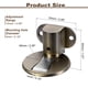 thumbnail image 2 of 2Pcs Tope de Puerta Magnético, Tope de Puerta de Suelo Ajustable con Cinta Adhesiva Bronce, 2 of 7