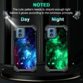 thumbnail image 6 of Casetego for Moto G 5G 2024 Case,Glow in The Dark Three Layer Heavy Duty Shockproof Protection Hard Plastic Bumper+Soft Silicone Protective Case,Shiny Blue, 6 of 7