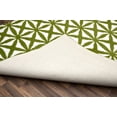 thumbnail image 3 of Mainstays Bright Eyed Suzy Polypropylene Grasshopper Green/White Indoor Area Rug, 5' x 7', 3 of 6