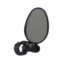 Universal Handlebar Rearview Mirror 360 Degrees Bike Motorcycle Cycling Handlebar Plug Flexible Rear Mirror (Oval)