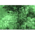 thumbnail image 1 of Ahgly Company Indoor Rectangle Oriental Emerald Green Industrial Area Rugs, 7' x 9', 1 of 4
