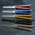 thumbnail image 4 of Retro 5 Color Butterfly Comb Metal Tooth Training Practicing Brush Styling Tool, 4 of 10
