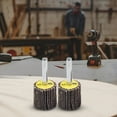 thumbnail image 2 of 5 Pcs 25mm 80Grit Roue de Ponçage Disque Abrasif Roue de Broyage Papier de Verre, 2 of 9