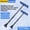 🥝 Blue_New#335, variant on EVA Snow Scraper Ice Scraper for Car - Telescopic Extendable Handle Winter Snow Removal Tool, Ice-Breaking 2-in-1 Scraper, Soft EVA Head, ABS, Non-Slip