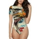 thumbnail image 1 of Fotbe Retro American Eagle Body de Mujer con Cuello Redondo y Mangas Cortas, Sin Mangas Ajustado, Suave, Cómodo y Básico-X-Large, 1 of 7