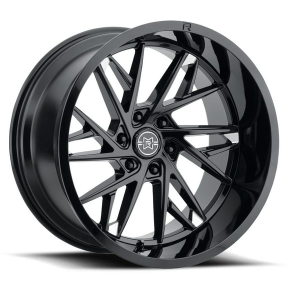 20x12 Method MR801 Raised Gloss Black Milled Wheel 6x135 (-40mm)