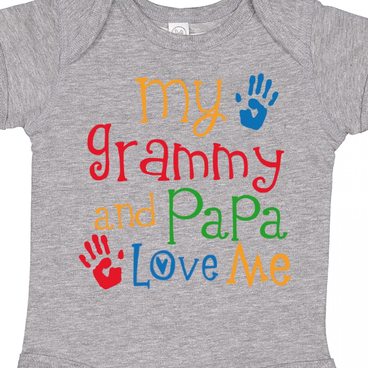 Inktastic Grammy and Papa Love Me Boys or Girls Baby Bodysuit