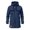 Z001#-Navy, variant on Men's Lightweight Waterproof Hooded Softshell Rain Jacket Long Windbreaker (White XL)
