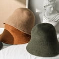 thumbnail image 5 of Ludlz Women Knit Bucket Hat, Warm Wide Brim Fisherman Cap Foldable Floppy Sunshade Visors, 5 of 8