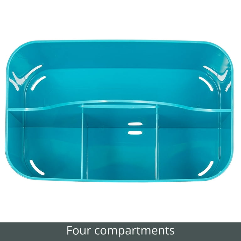kamuavni Plastic Shower Caddy Basket with One Handle, Shower Caddy
