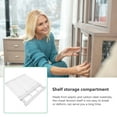 thumbnail image 2 of FUTUREORYY Tablette Ajustable pour Garde-Robe Extensible pour Garde-Robe Blanc Lot de 1, 2 of 7