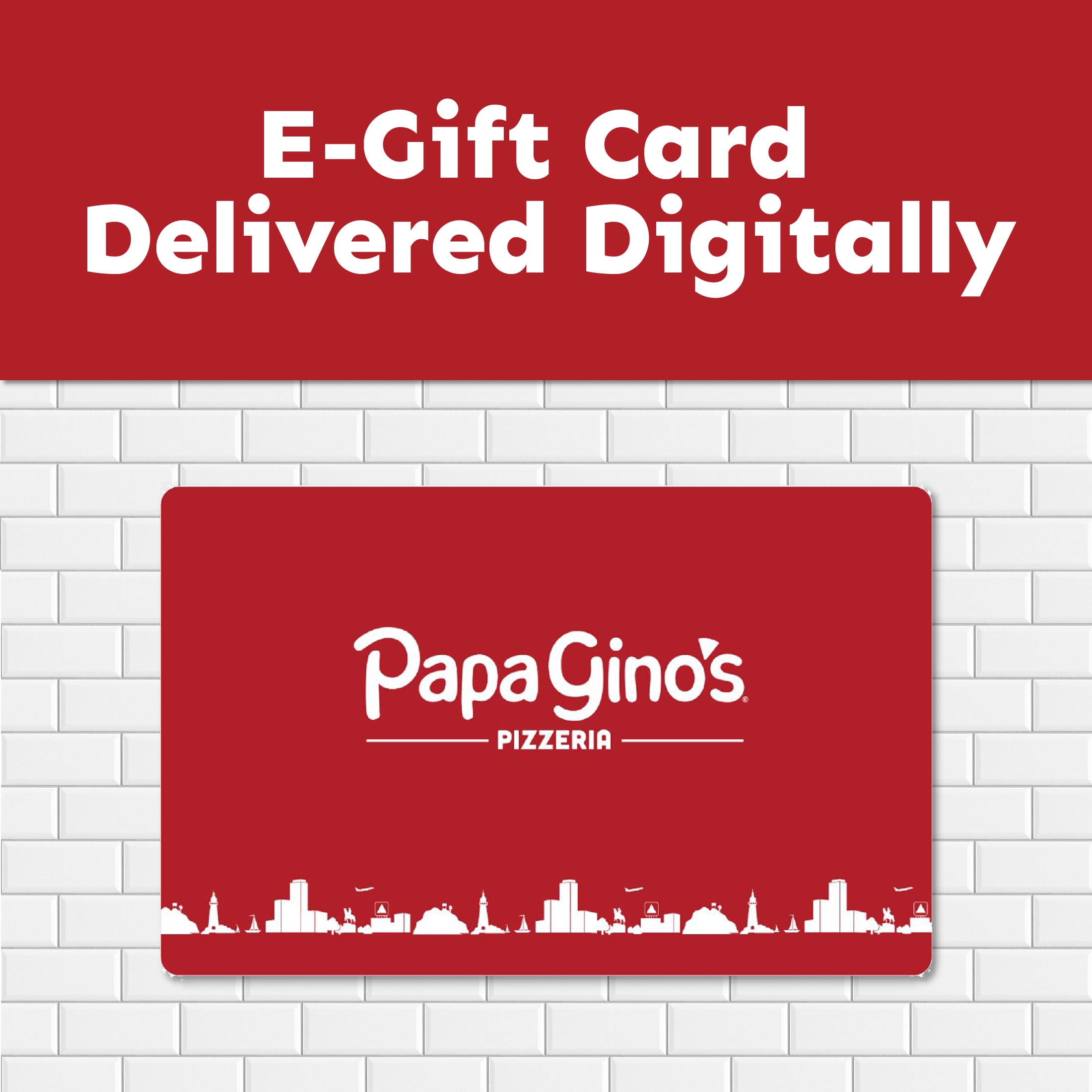 Papa Gino's $50 eGift Card [Email Delivery]