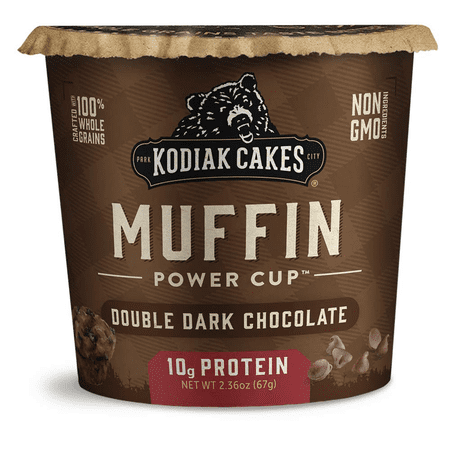 Kodiak Cakes Muffin Mix Double Dark Chocolate  2.36 Oz Cup (Case of 12)