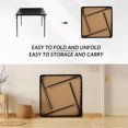 thumbnail image 7 of FlexWave Adult version Folding Table，Includes 1 Square Card Table，with Black Padded Top ，for Home, Game Night, Picnic, or Party, 7 of 7