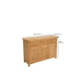 thumbnail image 4 of Greener Valley Solid Wood Long Sideboard MS405DW, 47" x 16" x 32", 4 of 6