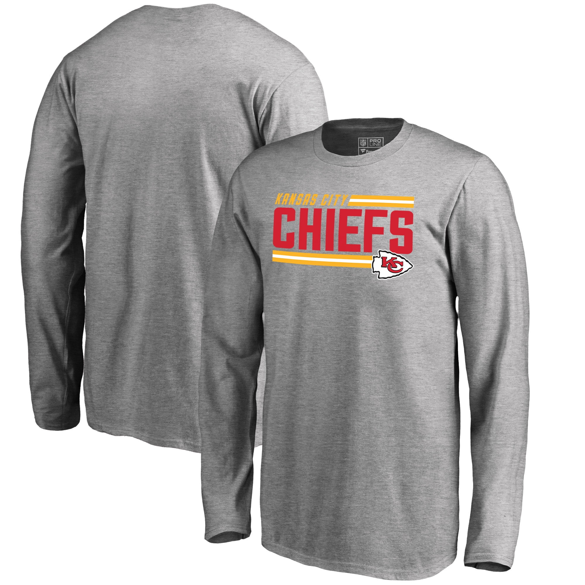 Kansas City Chiefs NFL Pro Line by Fanatics Branded Youth Iconic Collection On Side Stripe Long