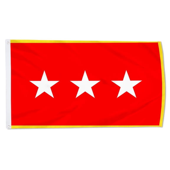 Cayyon Lieutenant General Flag 3x5Feet Military Banner with 2 Brass Grommets