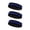 Blue Black, variant on COUVER Unisex Two Color Striped Sports Head Sweatband Black 3 Pack