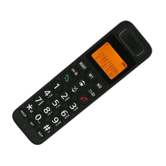 Teléfono Inalámbrico Con Bloqueo De Llamadas, Identificador De Llamadas, Altavoz Conuricular Dúple Solido, Teléfono Inalámbrico Con Botones Grandes Para