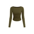 thumbnail image 1 of Remera PRETTYGARDEN Otoño 2025 con Frunces y Cuello Barco XL, 1 of 9