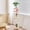 White, variant on Zhi Iron Plastic Small Sofa Side Table, Ideal for Home and Living, Modern Concise Round Table for Living Room Bedroom Corner and Tidy Ambiance