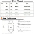 thumbnail image 2 of Ensembles de Vêtements pour Femmes, Mode Femmes Confortable Sexy Bretelles Creuses Couleur Unie Bikini Col en V, 2 of 3