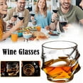 thumbnail image 6 of Glass Whiskey Glasses,Japanese Whiskey Crystal Glasses,Heavy Thick Bottom Bar Glasses,Rocks Glasses,Old Fashioned Whiskey Glasses,Unique Cognac Glasses for Bourbon Rum Gin Water Cocktail, 6 of 9