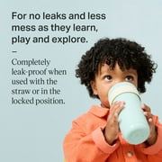 Tommee Tippee 3-in-1 Insulated Toddler Convertible Cup, 18m+, 10oz, Spill-Proof, Mint, 1 Pack