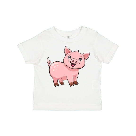 Inktastic Cute Pig Boys or Girls Toddler T-Shirt