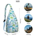 thumbnail image 2 of Dinosaur Era Sling Tote - Prehistoric Pattern Bag, Eco-Friendly Cooler for Picnics & Daily Commute, 2 of 4