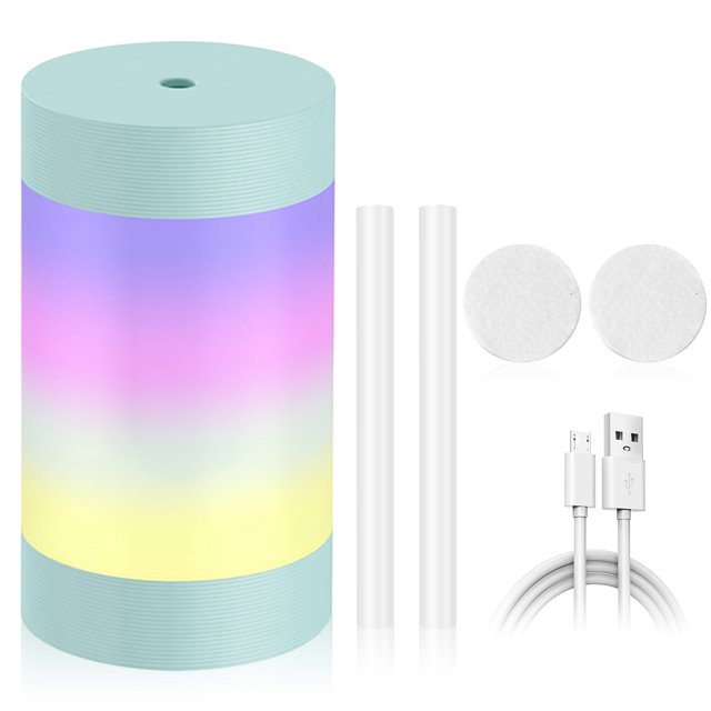 Portátil Mini humidificador Rociador de niebla fresco Pequeño Super Aroma Esencial Esencial Difusor Luz de noche Dormitorio Oficina Oficina Verde Advancent HA009638-03B