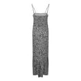 thumbnail image 3 of Vestido de Verano para las Mujeres Vestido de Suspensión de Temperamento Sexy de Impresión de Leopardo de Moda, Nuevo sin Mangas, 3 of 6