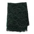thumbnail image 4 of Cinta de encaje 7.9 pulgadas de ancho 10 yardas de largo Agradable para la piel Color vibrante Suave Durable Cordón de costura multiusos para manualidades DIY Verde negruzco, 4 of 12