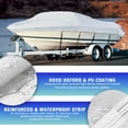 thumbnail image 5 of ASKMZ Boat Cover, 800D Oxford, Heavy Duty Waterproof, UV resistant, snap-on buckle., 5 of 10