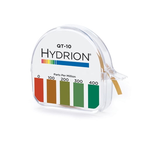 HYDRION QT-10 Sanitation Sanitizer Test Paper Strip Roll 