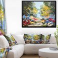 thumbnail image 4 of Designart - Forêt d'Été avec Fleurs - Impression d'Art Paysager sur Toile Encadrée, 4 of 4