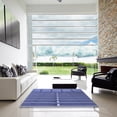 thumbnail image 6 of Ahgly Company Indoor Square Patterned Sky Blue Dress Blue Area Rugs, 6' Square, 6 of 6