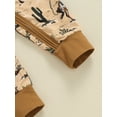 thumbnail image 7 of Suealasg Western Newborn Baby Boys Girls Jumpsuit Long Sleeve Horse Print Zipped Romper Bodysuits 3 6 12 18 Months Infant Fall Country Clothes, 7 of 7