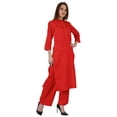 thumbnail image 2 of Bimba Traditional Indian Solid Dress For Women Indian Ethnic Kurta And Pants Palazzo Set, 2 of 7